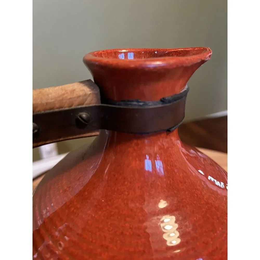 BAUER‎ Monterey Coffee Server Color Red Brown 1935-1944 Vintage